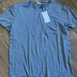 Mika Jaymes Men's Sailor Pocket Stripe Tee Size Medium NWT New With Tags